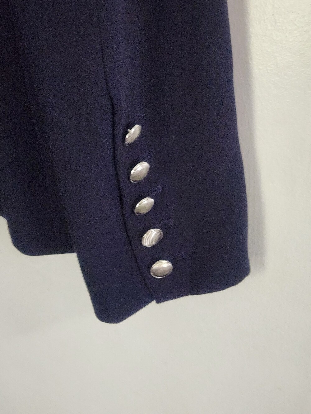 L'AGENCE Kenzie Double Breasted Blazer MIDNIGHT Size 6 - Picture 4 of 11